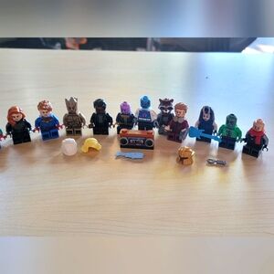 Avengers and guardian of galaxy Lego figurine